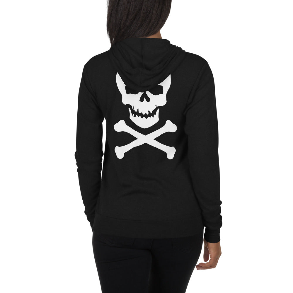 Skull and Bones - Zip hoodie