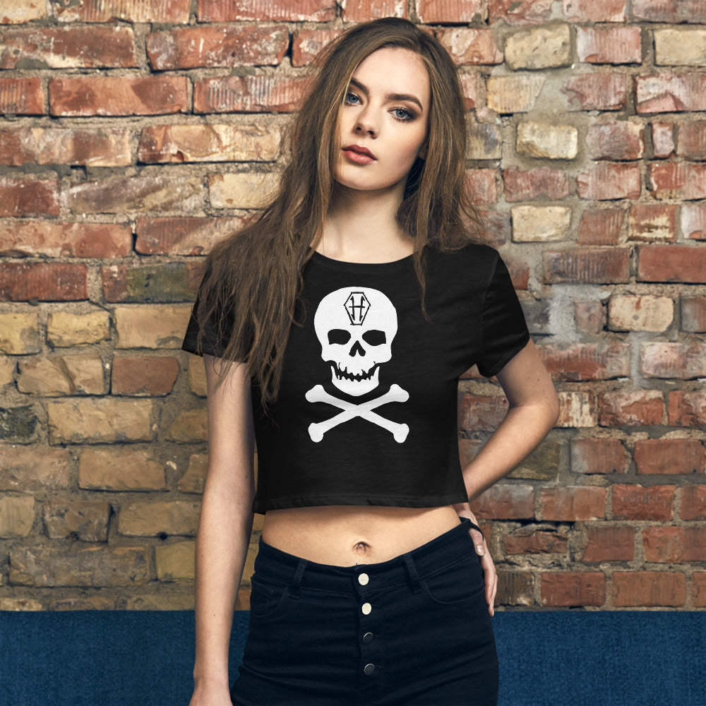 Skull and Bones - Women’s Crop Tee
